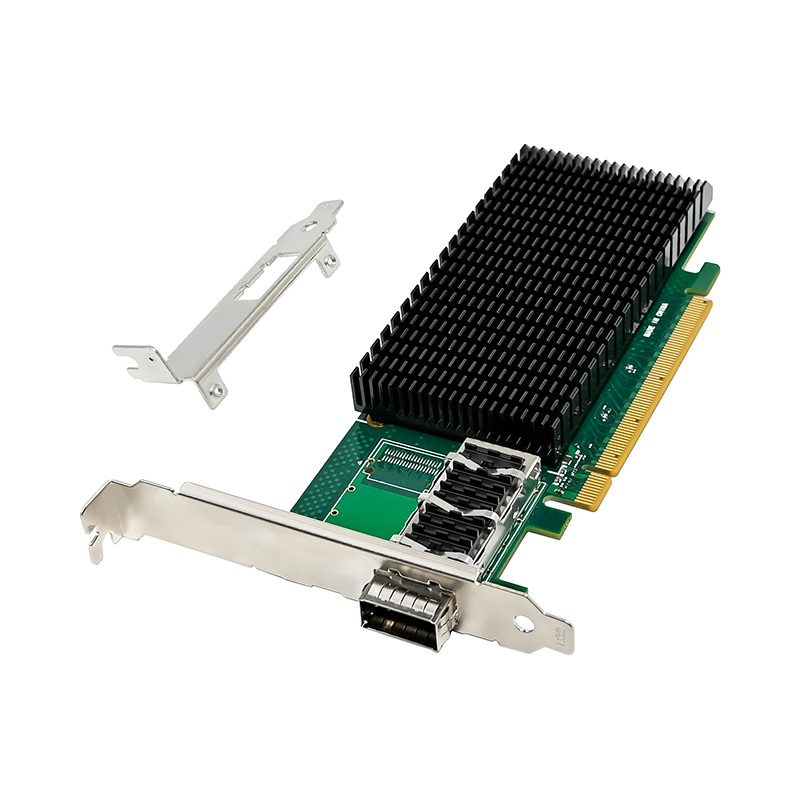 Single Port 100GbE QSFP28 Fibe - 100Gbe Qsfp28 Network Card ulasan dan harga